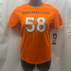 NFL Denver Broncos Von Miller #58 Orange Tee, Youth Size Large- NEW W/ TAGS